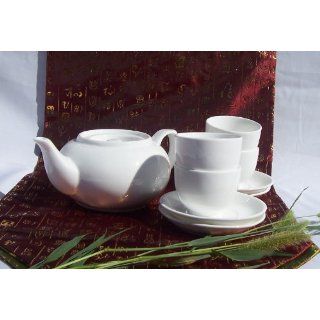 Asiatisches Teeset 220 Teeservice aus Keramik, Teekanne mit Tassen