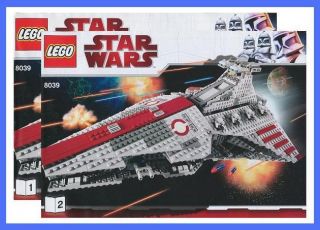 LEGO BAUANLEITUNG 8039 * StarWars   Venator Class Republic Attack