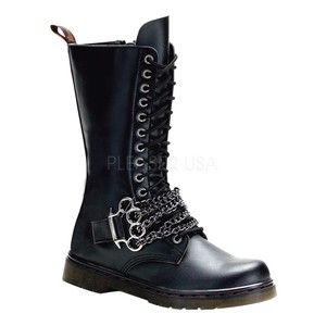 Demonia Disorder 301  14 Loch Ranger Boots  Gothic  Punk  Kampf