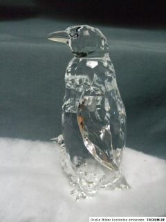 Großer Acryl Pinguin mit Baby Glasklar Tierfigur Formano Neu 7541