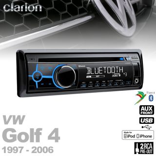 Clarion Bluetooth  Autoradio+Ablagefach+Kabeladapter Einbauset für