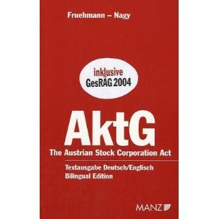Aktiengesetz (AktG) (f. Österreich); The Austrian Stock Corporation