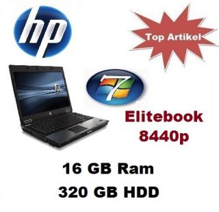 Laptop Notebook Neu Premium Geraet 8440p 16 GB Ram 320 GB HDD Win 7