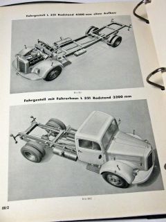 MERCEDES Werkstatt Handbuch LKW 321+322 kplt. von 1959
