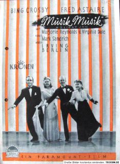 Musik Musik ein Paramount Film mit Bing Crosby,Fred Astaire,