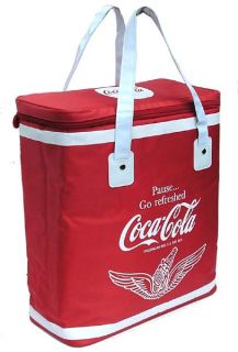 Kühltasche CocaCola im Retro Look   Tasche 22Liter rot