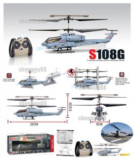 3CH SYMA S108G RC USB RTF GYRO MINI Cobra helicopter