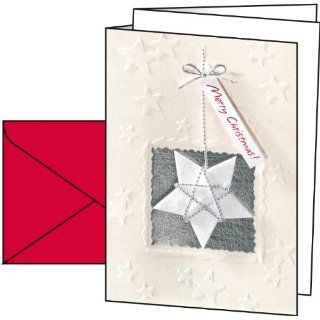 Star (inkl. roten Umschlägen), mit Blindprägung, Strukturkarton 245
