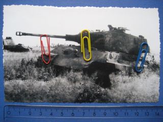 Foto/Photo 334,Panzer,Tank, WW2, k.o. Tiger II, Königstiger,