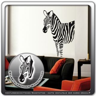 Wandtattoo  Zebra Pferde Tier  Afrika Savanne  WT321