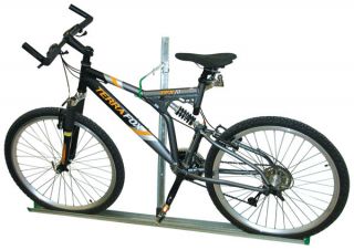 Wandhalter mit Schiene für Fahrrad sicher und platzsparend