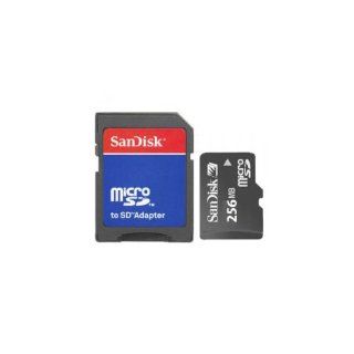 SanDisk Micro SD 256 MB / Trans Flash Speicherkarte mit 