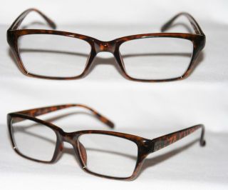 Nerd Brille Klarglas Sonnenbrille leopard Damen u. Herren 349