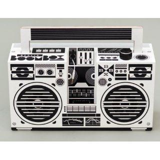 Berlin Boombox  Cardboard Stereo Sound System by 