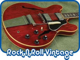Vintage 1969 Gibson ES 335 Custom Cherry With Lyre Vibrola