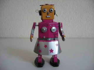 Blechspielzeug   Roboter   Roboterfrau Venus 354