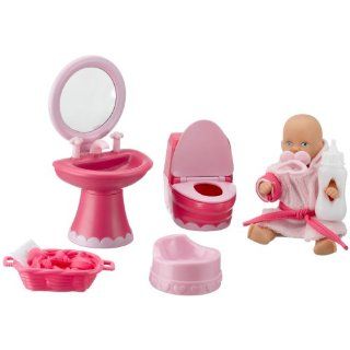 Mini New Born Baby 5035228   Toiletten Set Spielzeug