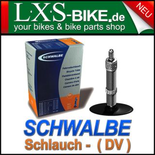 Schwalbe Schlauch 28 37/340 355, DV4 NR.4 DV 16x1 3/8,18x1 3/8 schwarz