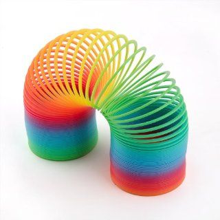 Treppenläufer Spirale Spielzeug Regenbogen Springspirale 15 cm