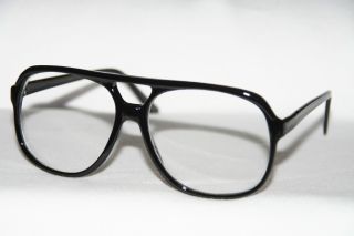 Nerd Brille Klarglas Sonnenbrille Streber Look Original 356