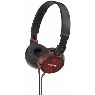 Sony MDRZX300R DJ Bügelkopfhörer bordeaux/rot Elektronik