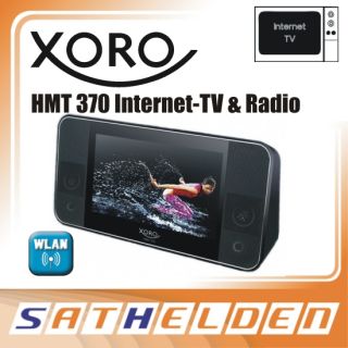Xoro HMT 370 Internet TV & Radio mit 7 18 cm LCD Display WLAN