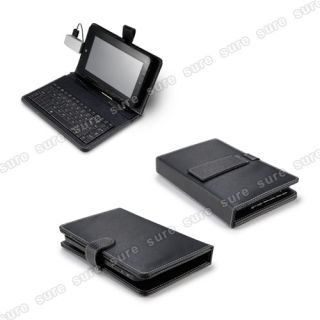 USB Tastatur Keyboard f. 7 Zoll ePad aPad m. Tasche case