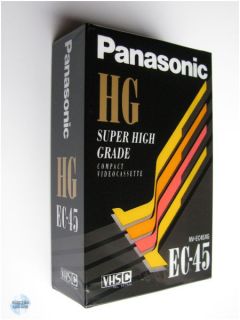 PANASONIC NV EC 45 XG VHS C Camcorder Video Kassette NEU SEALED (EU