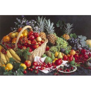 Poster Fruits   Obstkorb Obst Früchte Gemüse Stillleben Nahrung