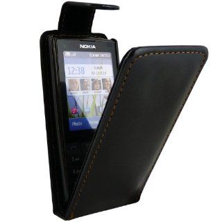 Leder Tasche für das Nokia X3 02 Touch & Type inkl