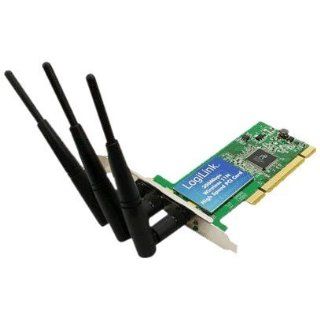 LogiLink Wireless LAN PCI Karte 300 MBit 802.11n 2T3R 