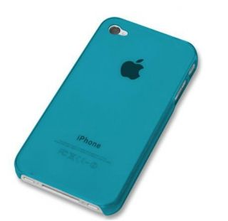 iPhone 4 4G 4S blau Case Bumper Hülle Hardcase Schutzhülle Schutz