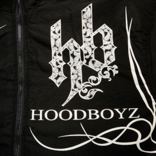 Hoodboyz Logo Bandana Jacke Winterjacke Jacket Black Hip Hop S   4XL