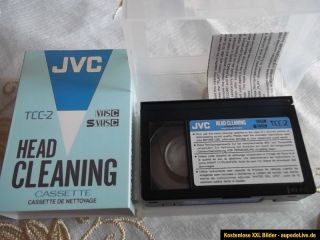 JVC Video Head Cleaner VHS C und S VHS C(neu und OVP)