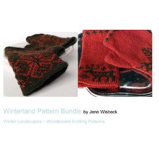 Winterland Colorwork Wrist Warmer Knitting Pattern Bundle eBook: Jenn