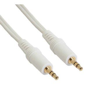 Klinke Kabel, InLine®, 3,5mm St/St, Stereo, weiß 