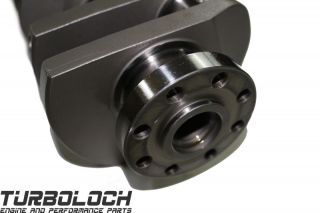 The crankshaft are mede from 4340 steel on modern CNC machines. It is