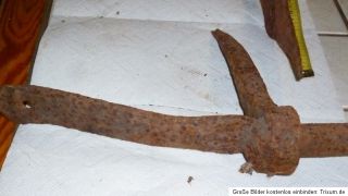 antik Eisen 2 x Halterung Türbeschlag Beschlag Beschläge Tür alt