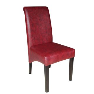 6x Esszimmerstuhl Lehnstuhl Stuhl M37, schwarz, rot, braun, creme
