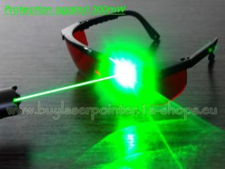 Laserschutzbrille wird mit schwarzes Etui geliefert