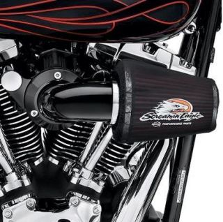 Harley Davidson Screamin Eagle Heavy Breather Luftfilter Kit Schwarz