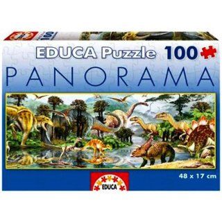 Puzzle 1000 Teile   Dinosaurier (Panorama)   Educa 13833 