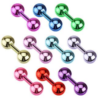 Tragus Ohr Piercing Cartilage Helix Intim Piercing Neon Barbell in 10