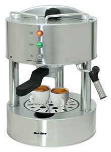 Karcher EM240 Espressomaschine aus hochwertigem Edelstahl 