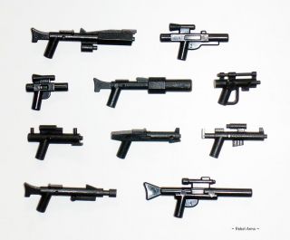 Lego® Star Wars™ / Little Arms   10 Blaster Waffen