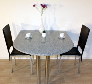 Echter exklusiver Granit   Designer Wohnzimmer Küche Tisch Bistro