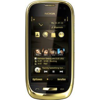 Nokia C7 00 Oro Smartphone 3,5 Zoll dark gold Elektronik