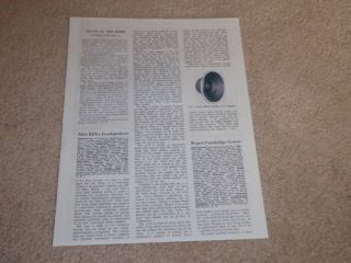 Altec Biflex Speaker Review, 408a,412a,415a, 1 page