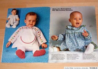 Baby 95 Modelle zum Stricken, Häkeln und Nähen E 394 1977