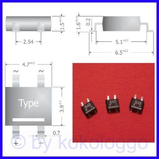 S341   10 Stück SMD Brückengleichrichter Gleichrichter 80V 0,8A Mini